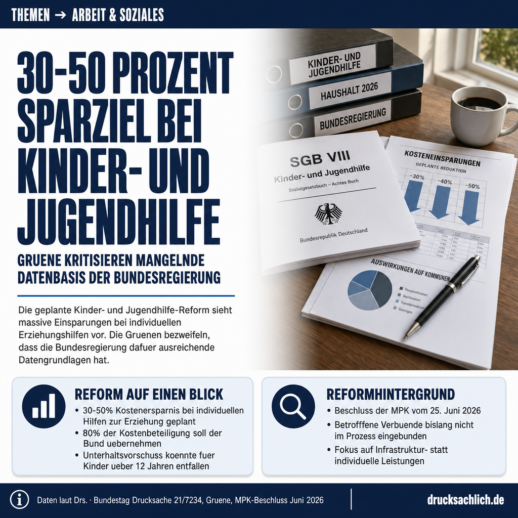 Kinder- und Jugendhilfe-Reform: 32 Fragen zu Kosten und Daten