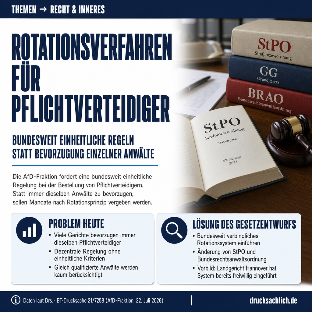 StPO-Reform 2026: Rotationsverfahren für Pflichtverteidiger