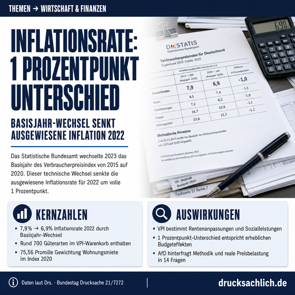 Inflationsrate: Methodik und reale Preisbelastung im Fokus