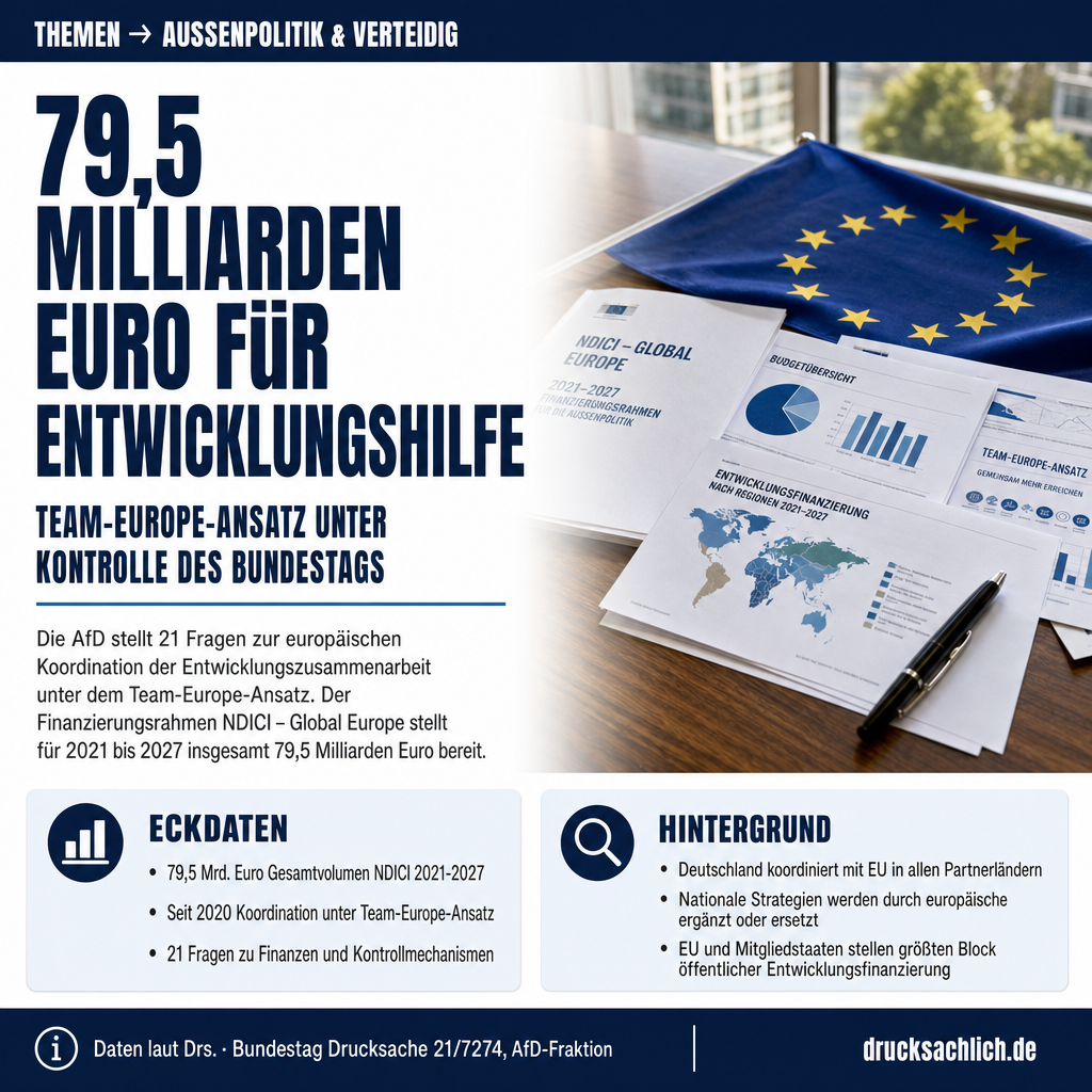 Team-Europe-Initiativen: 21 Fragen zu Kosten und Kontrolle