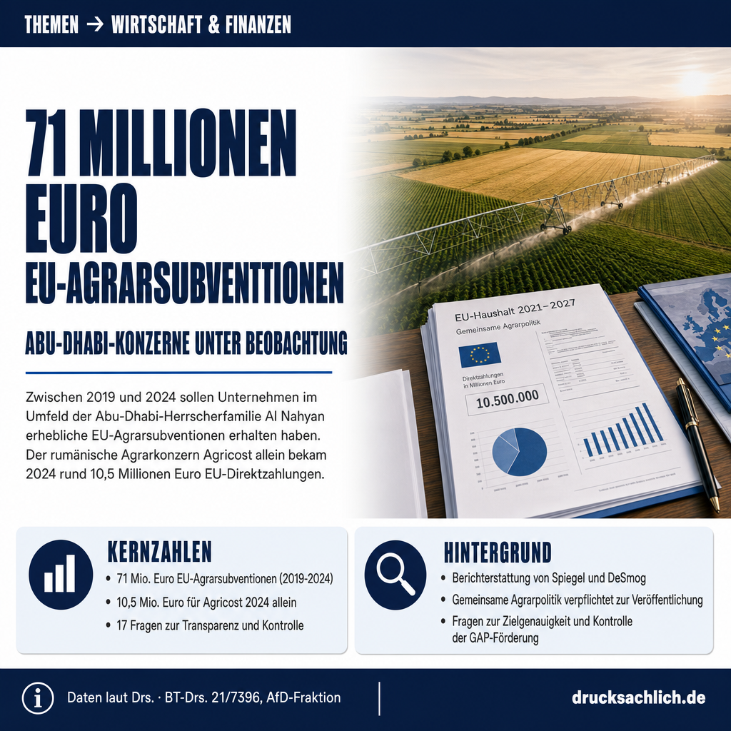 EU-Agrarsubventionen: 71 Mio. Euro an Abu-Dhabi-Konzerne?