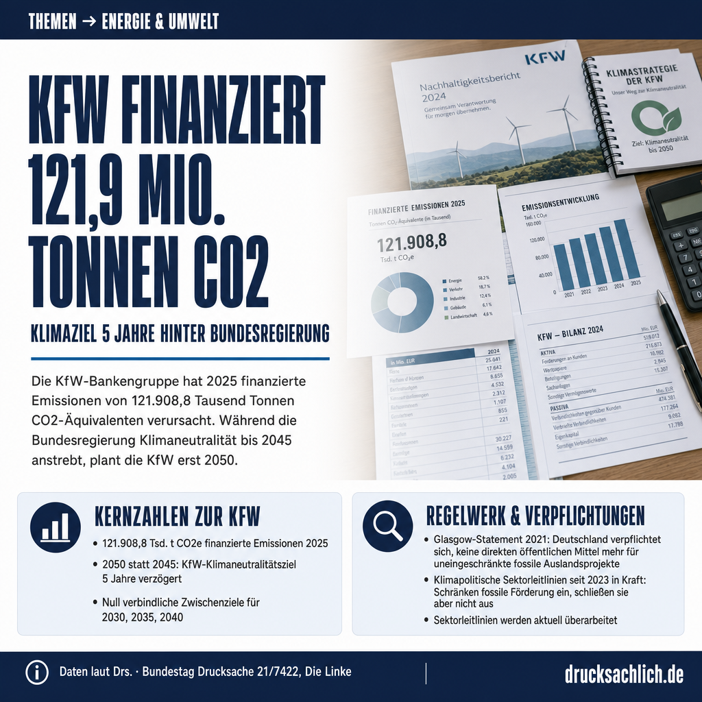 KfW-Klimastrategie: Fossile Exportförderung unter Prüfung