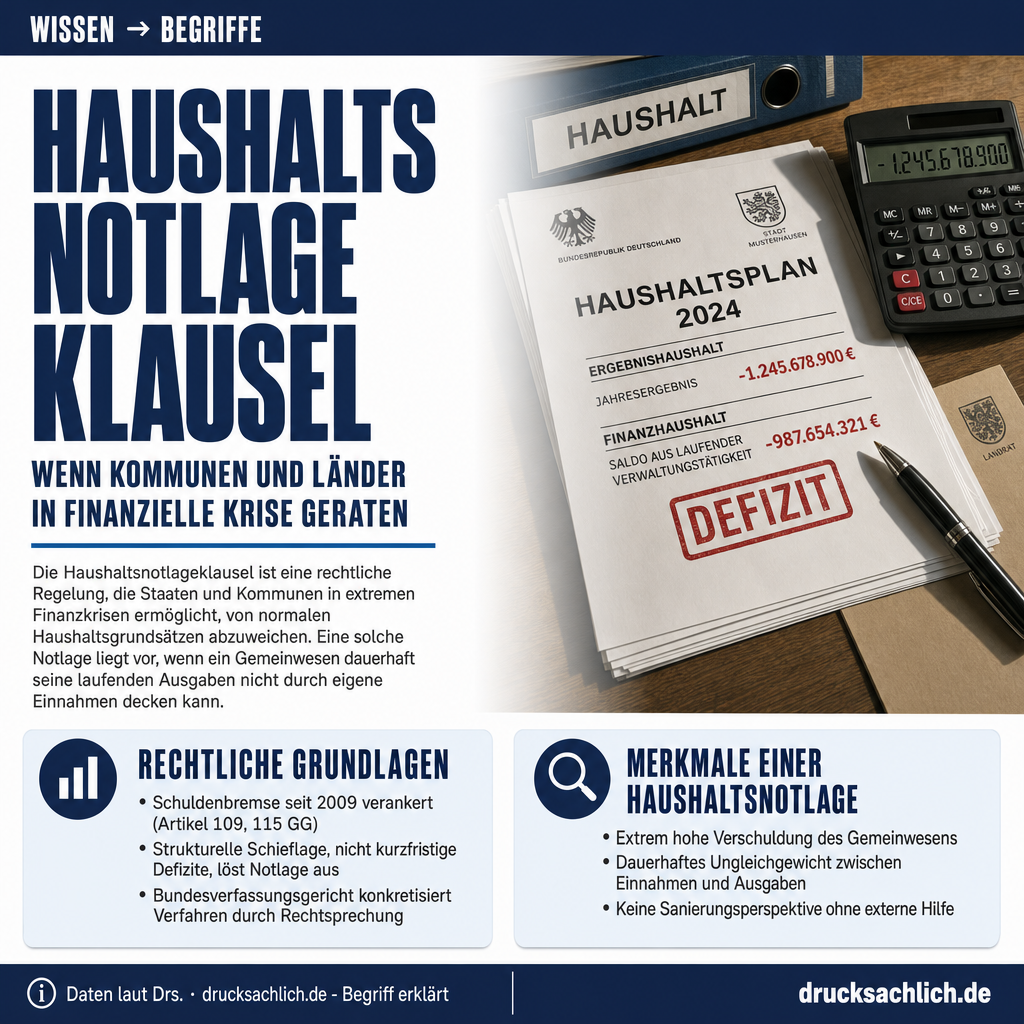Begriff erklärt: Haushaltsnotlageklausel