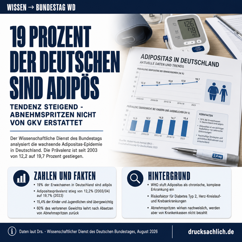 Adipositas in Deutschland: Verbreitung, Behandlung und Perspektiven