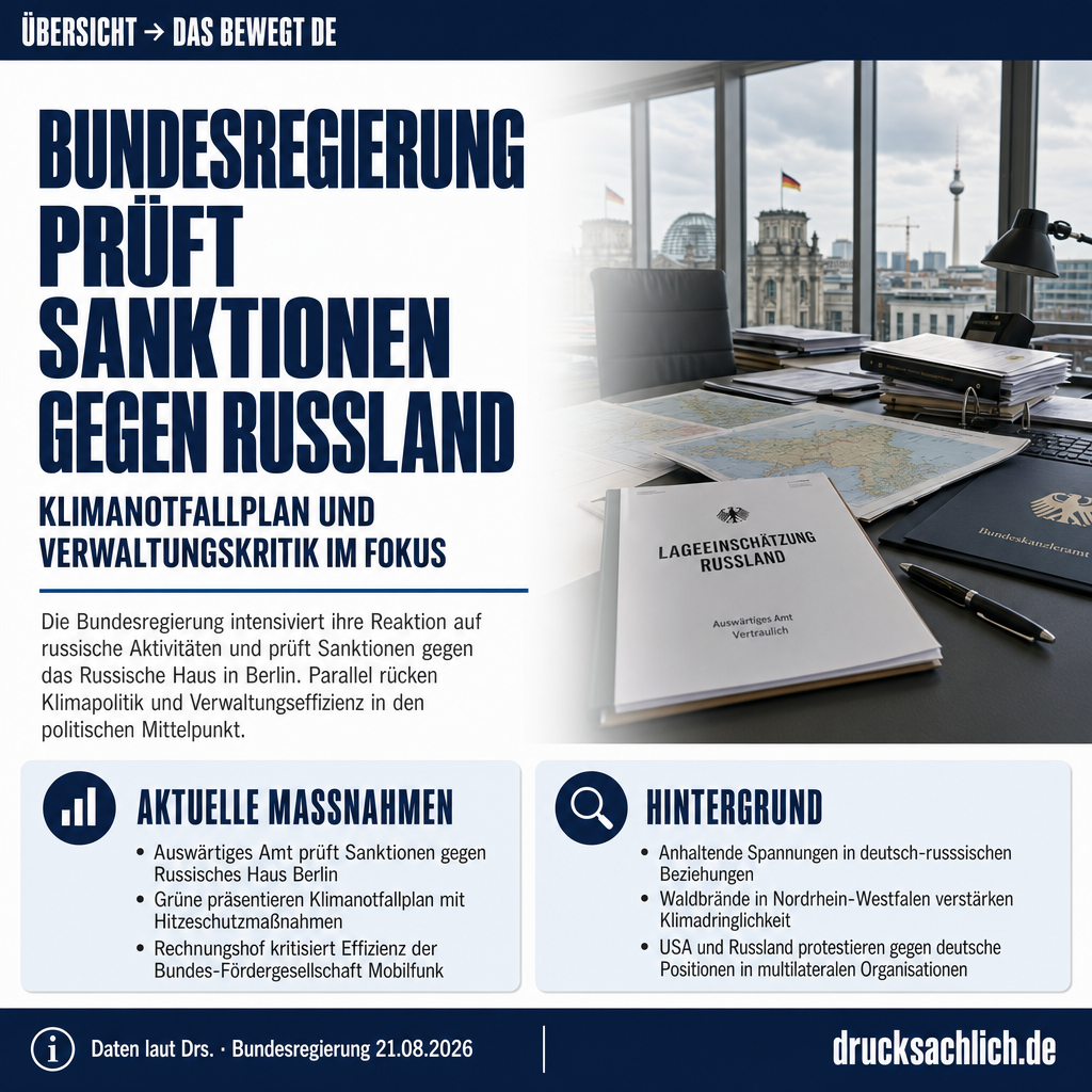 Das bewegt Deutschland — 21.08.2026