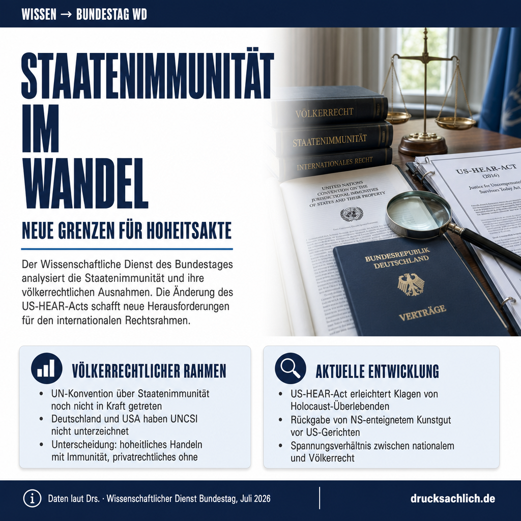 Staatenimmunität und völkerrechtliche Ausnahmen im Wandel