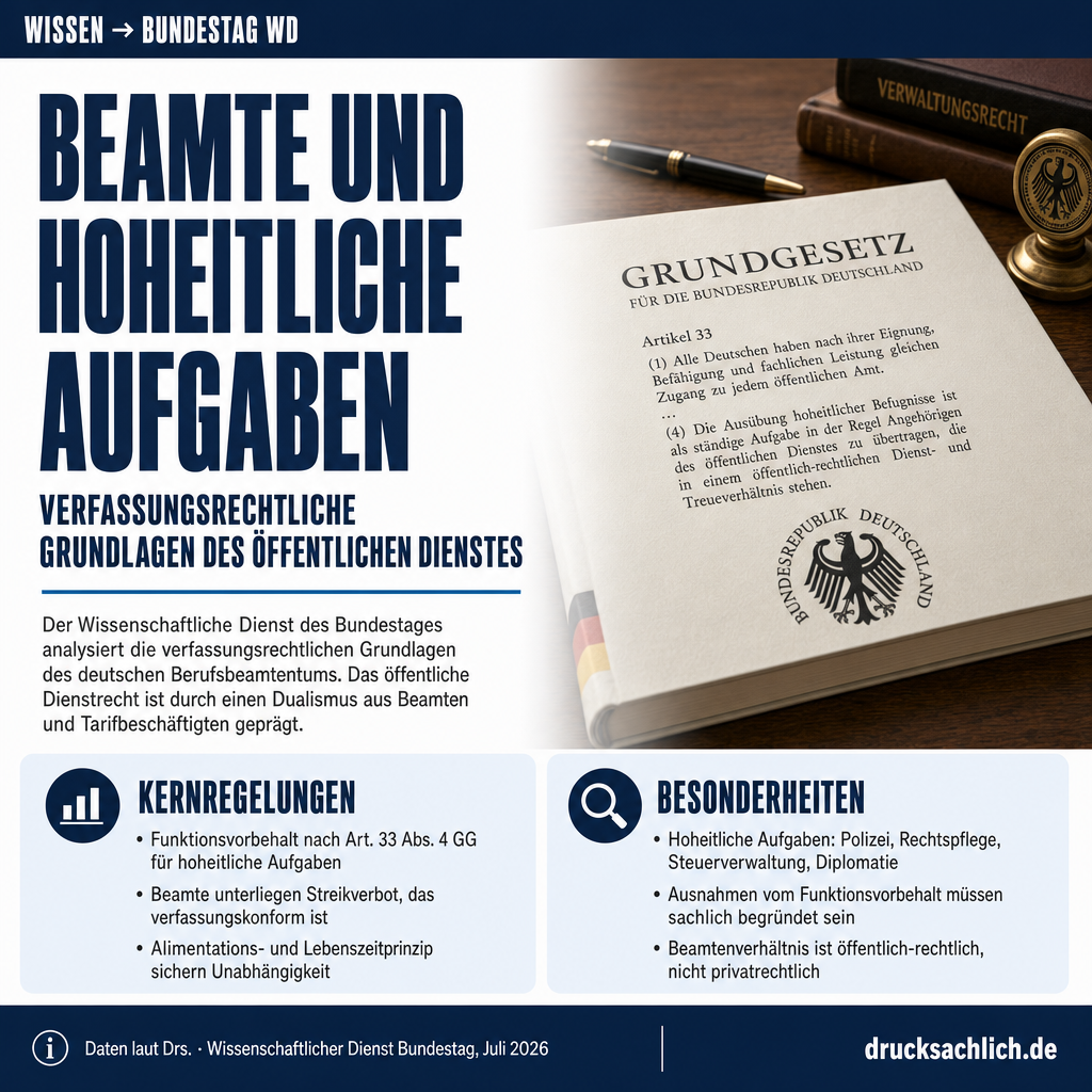 Beamte und hoheitliche Aufgaben im öffentlichen Dienst