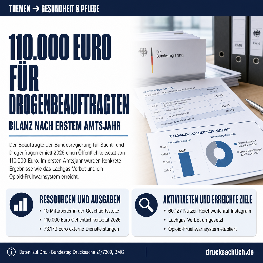 Drogenbeauftragter: Bilanz nach einem Jahr im Amt