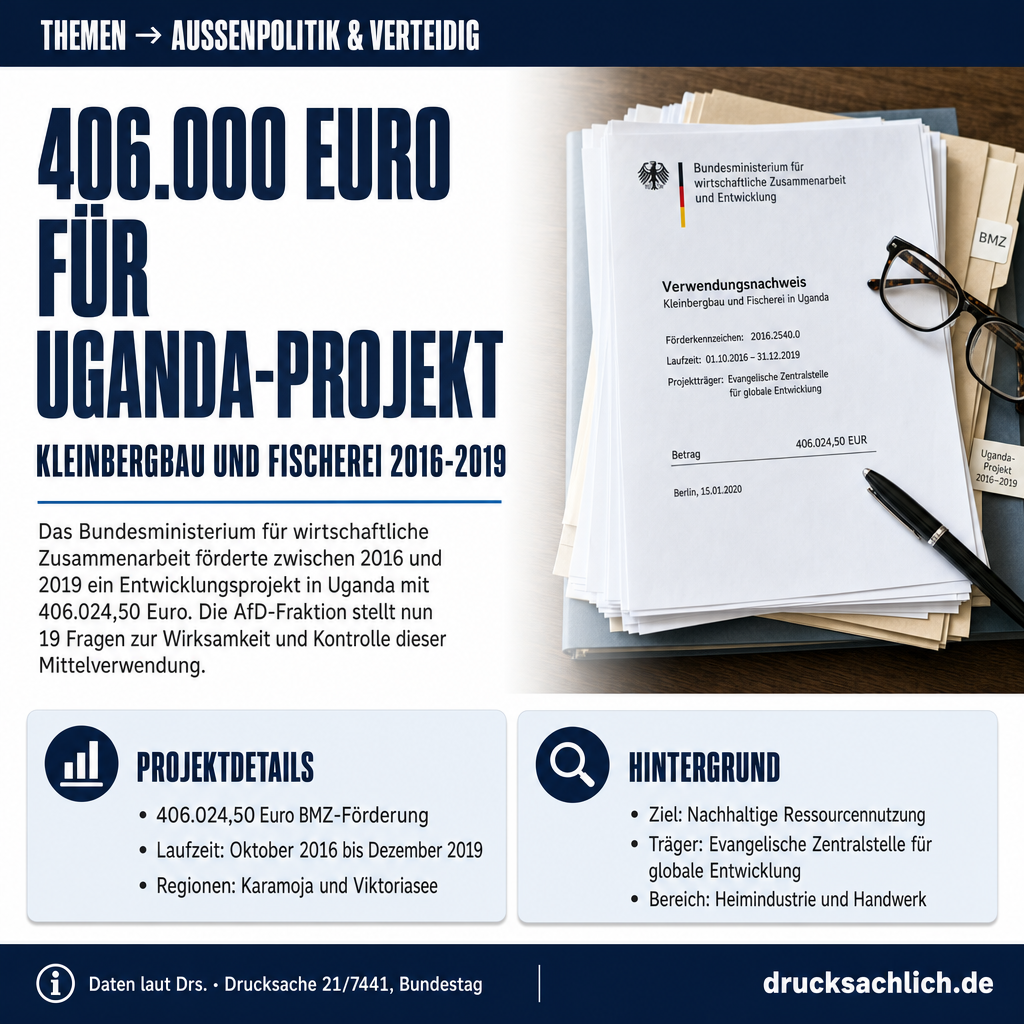 Entwicklungshilfe Uganda: 406.000 Euro für Kleinbergbau-Projekt
