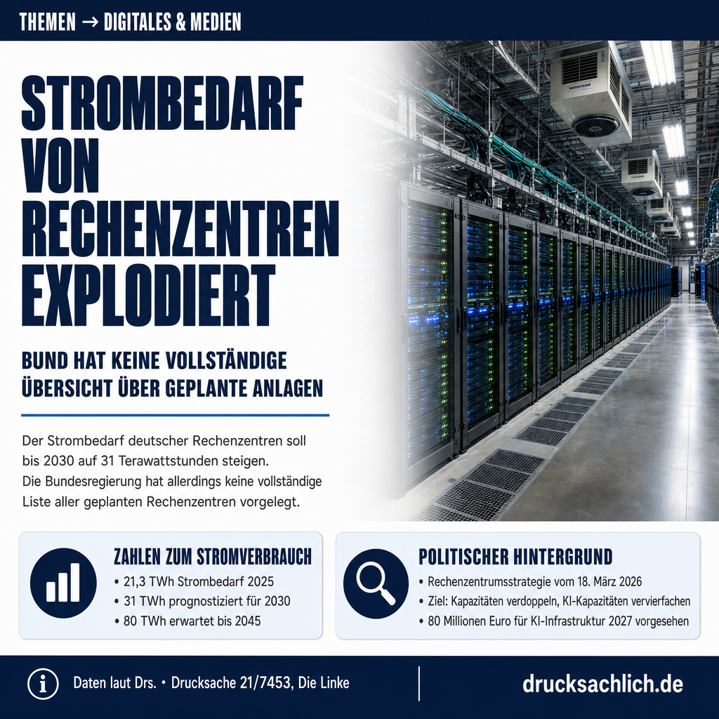 Rechenzentrumsstrategie: Bund hat keine vollständige Übersicht