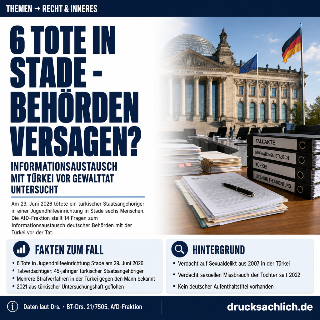 Gewalttat Stade: Informationsaustausch mit türkischen Behörden