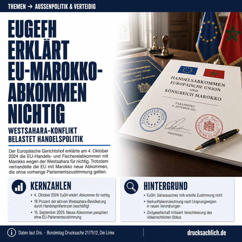 Westsahara: EU-Marokko-Abkommen nach EuGH-Urteil umstritten