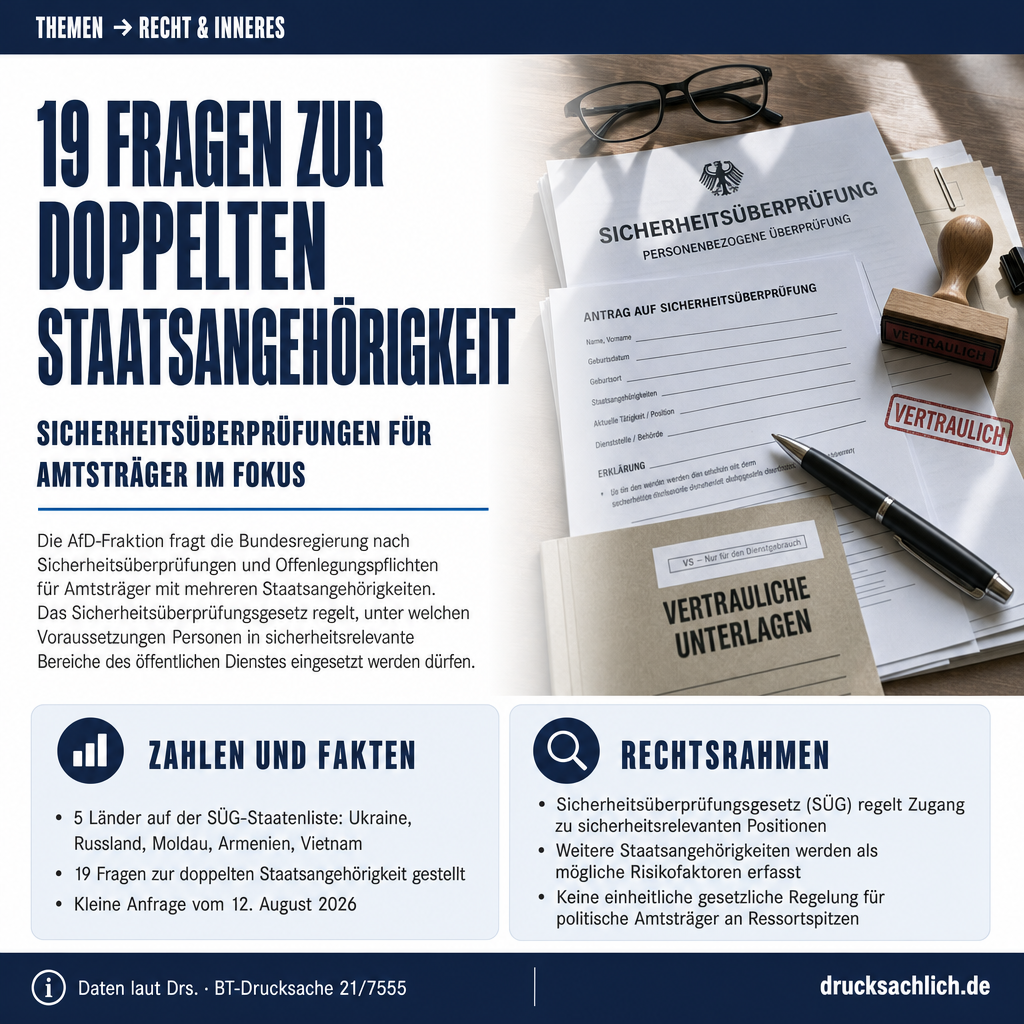 Doppelte Staatsangehörigkeit: AfD fragt Bundesregierung zu…