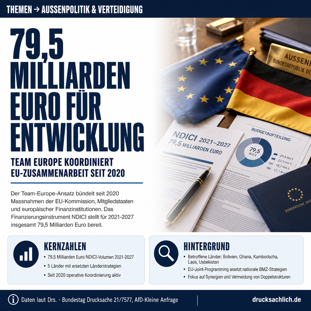 Team Europe: Bundesregierung verweist auf EU-Datenbanken
