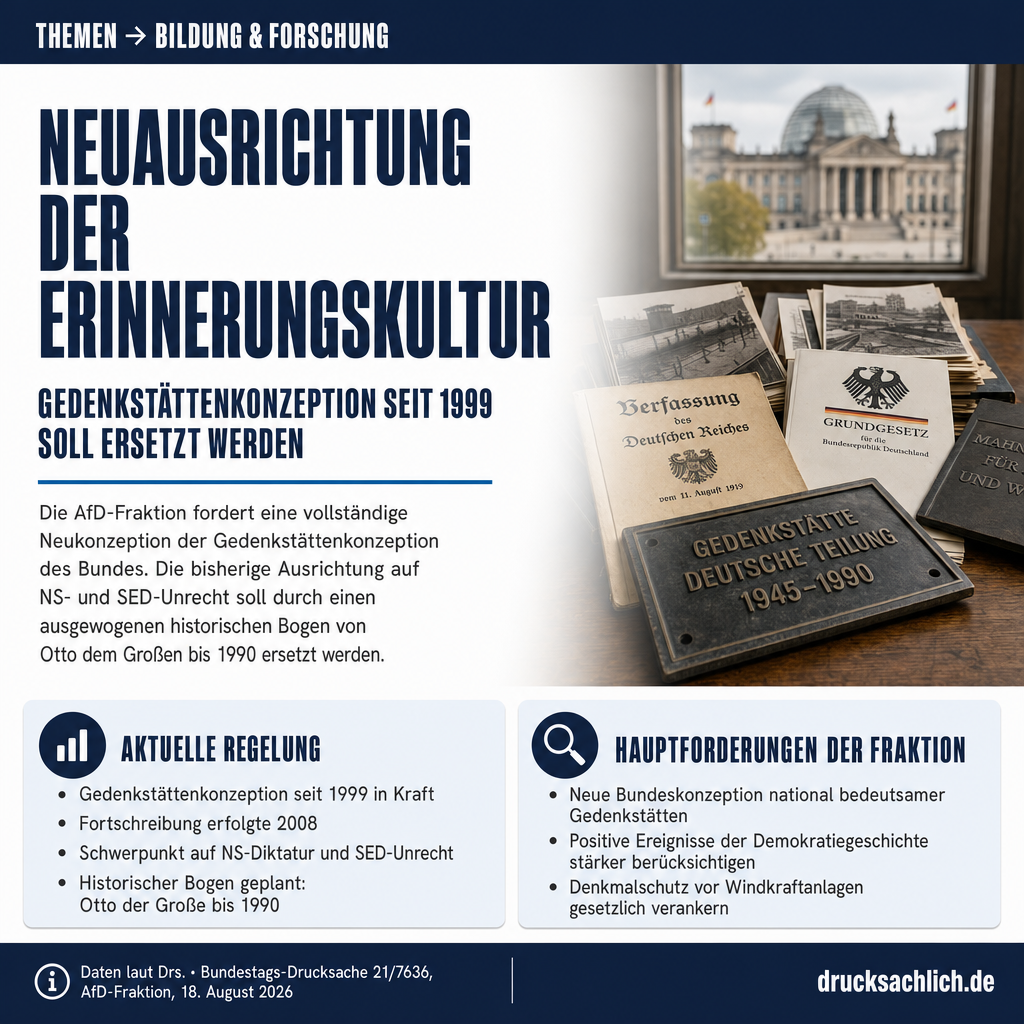 Gedenkstättenkonzeption: Neuausrichtung der Erinnerungskultur