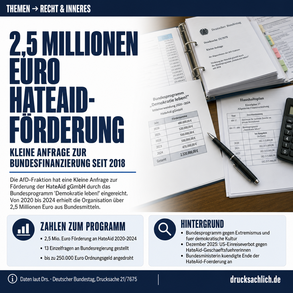 HateAid-Förderung: Bundesfinanzierung ab 2018 im Fokus