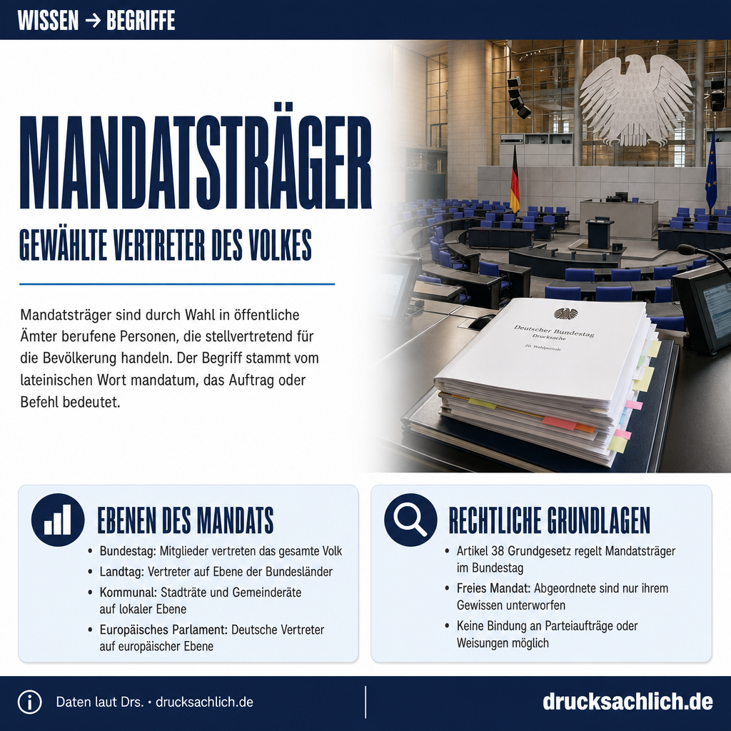 Begriff erklärt: Mandatsträger