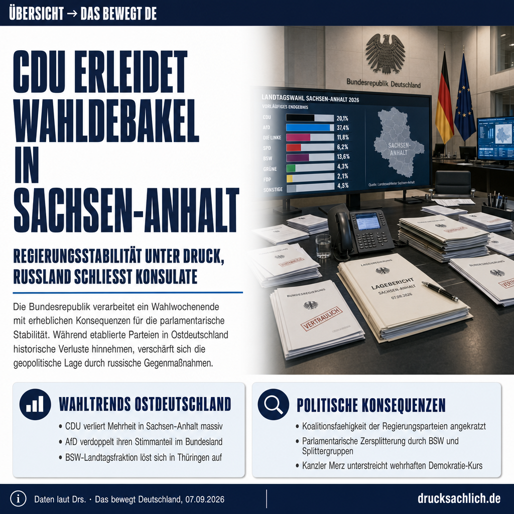 Das bewegt Deutschland — 07.09.2026