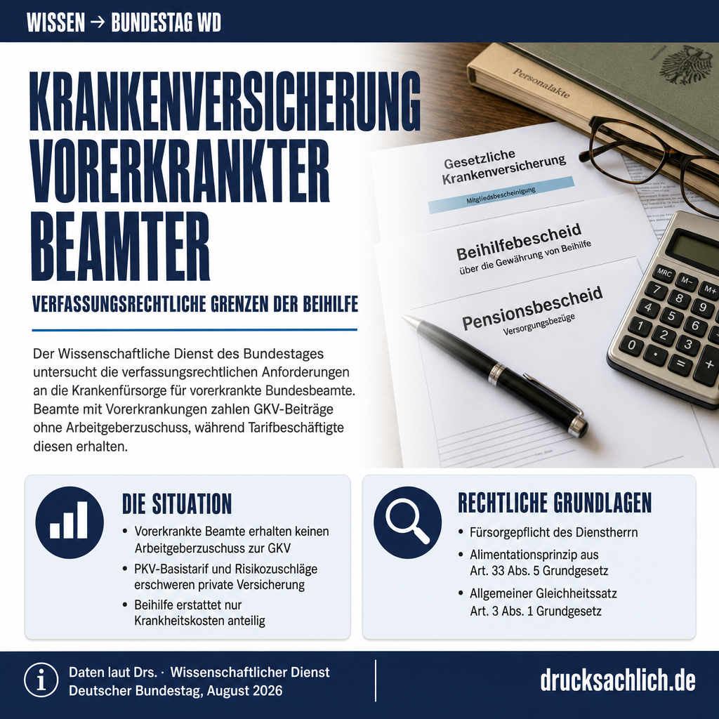Verfassungsschutz für kranke Bundesbeamte umstritten