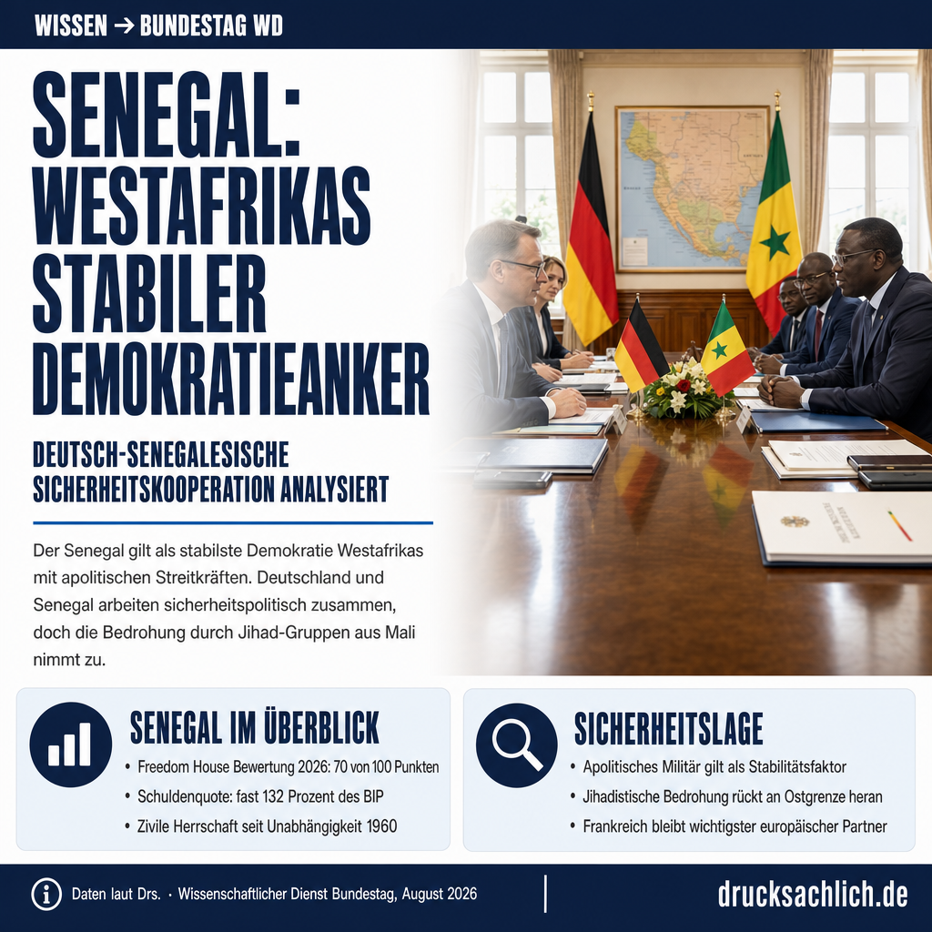 Senegal als Deutschlands Sicherheitspartner in Westafrika