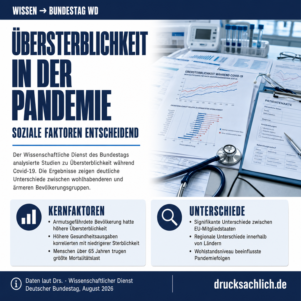Übersterblichkeit in der Covid-19-Pandemie: Soziale Einflussfaktoren