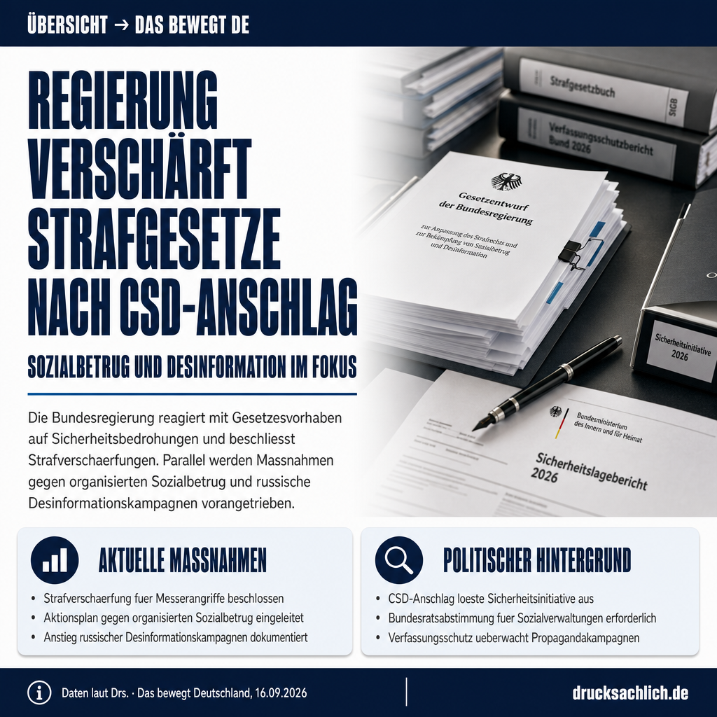 Das bewegt Deutschland — 16.09.2026