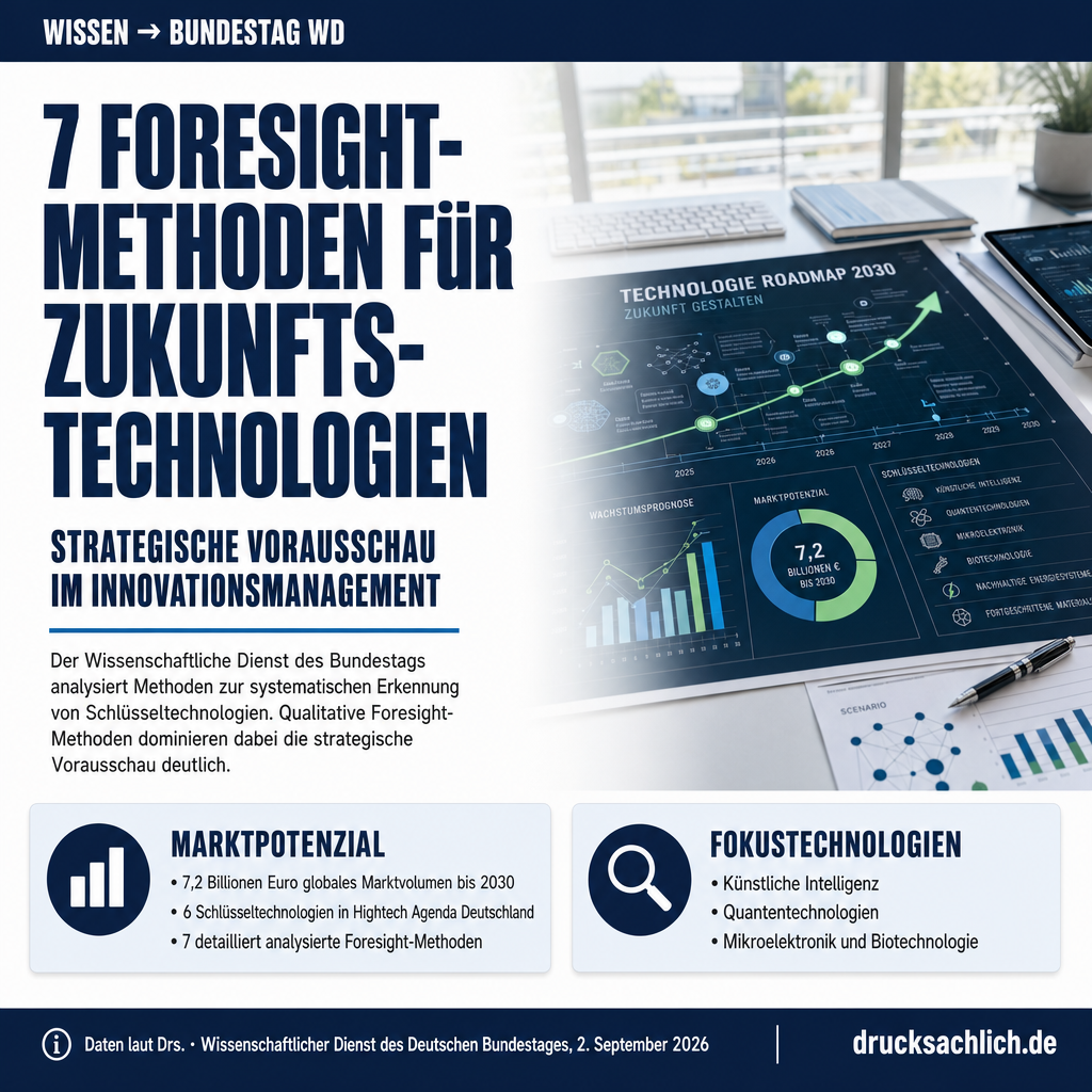 Foresight-Methoden zur Erkennung von Zukunftstechnologien