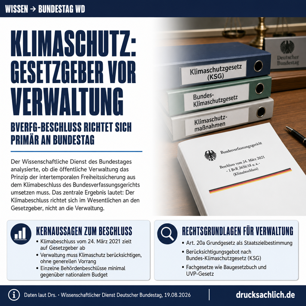 Verwaltung und Klimaschutz nach BVerfG-Beschluss