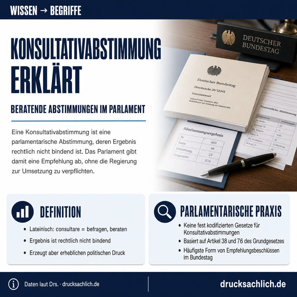 Begriff erklärt: Konsultativabstimmung