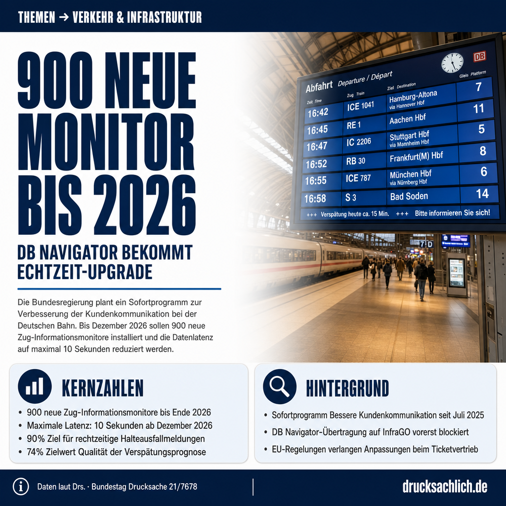 DB Navigator: Bahn-App bekommt Echtzeit-Upgrade bis 2026