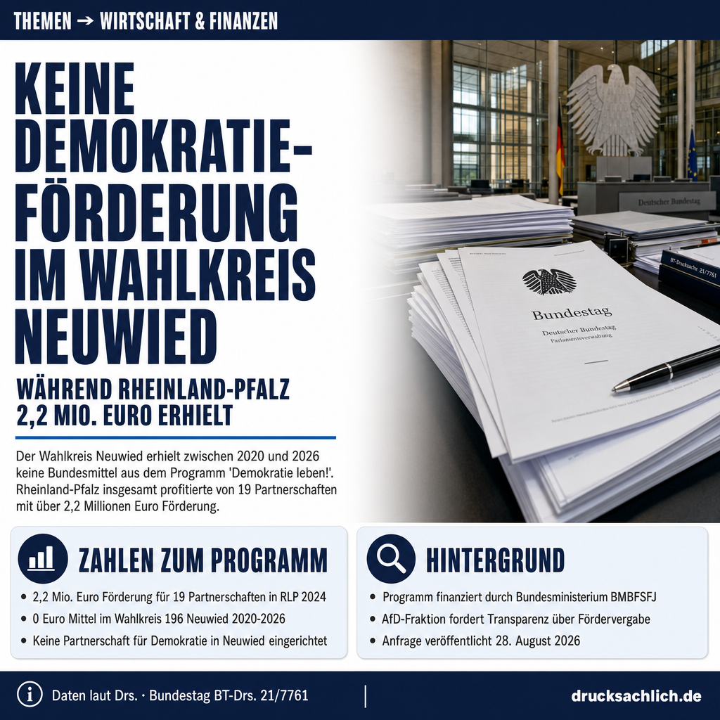 Infografik BT-Drs. 21/7761