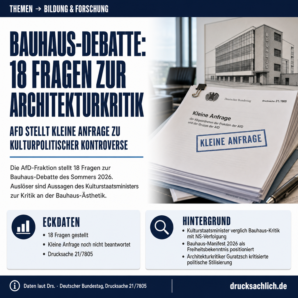 Infografik BT-Drs. 21/7805