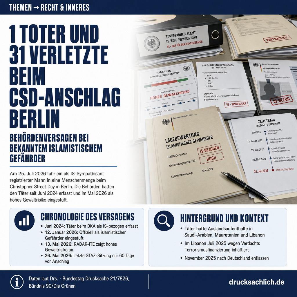CSD-Anschlag Berlin 2026: Behördenversagen unter der Lupe