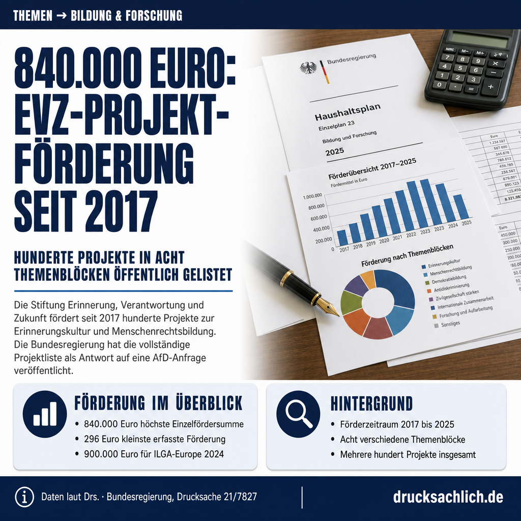 Stiftung EVZ: Projektliste und Förderung seit 2017
