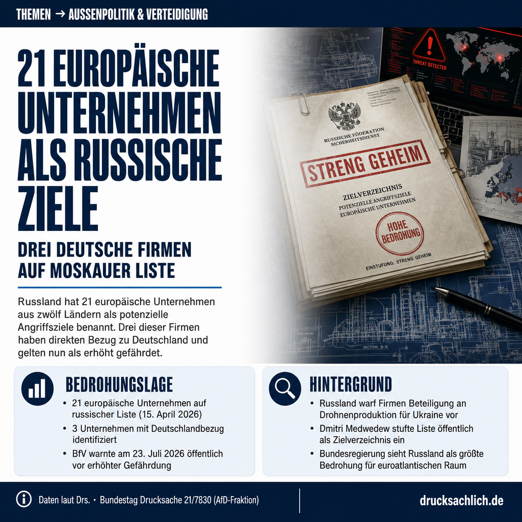 Hybride Bedrohung: Russland gefährdet deutsche Unternehmen