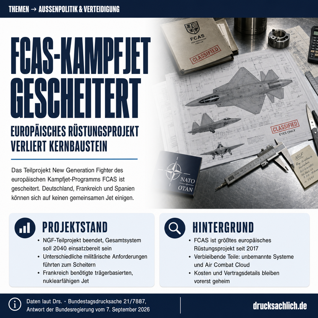 FCAS: NGF-Teilprojekt beendet, Zukunft offen