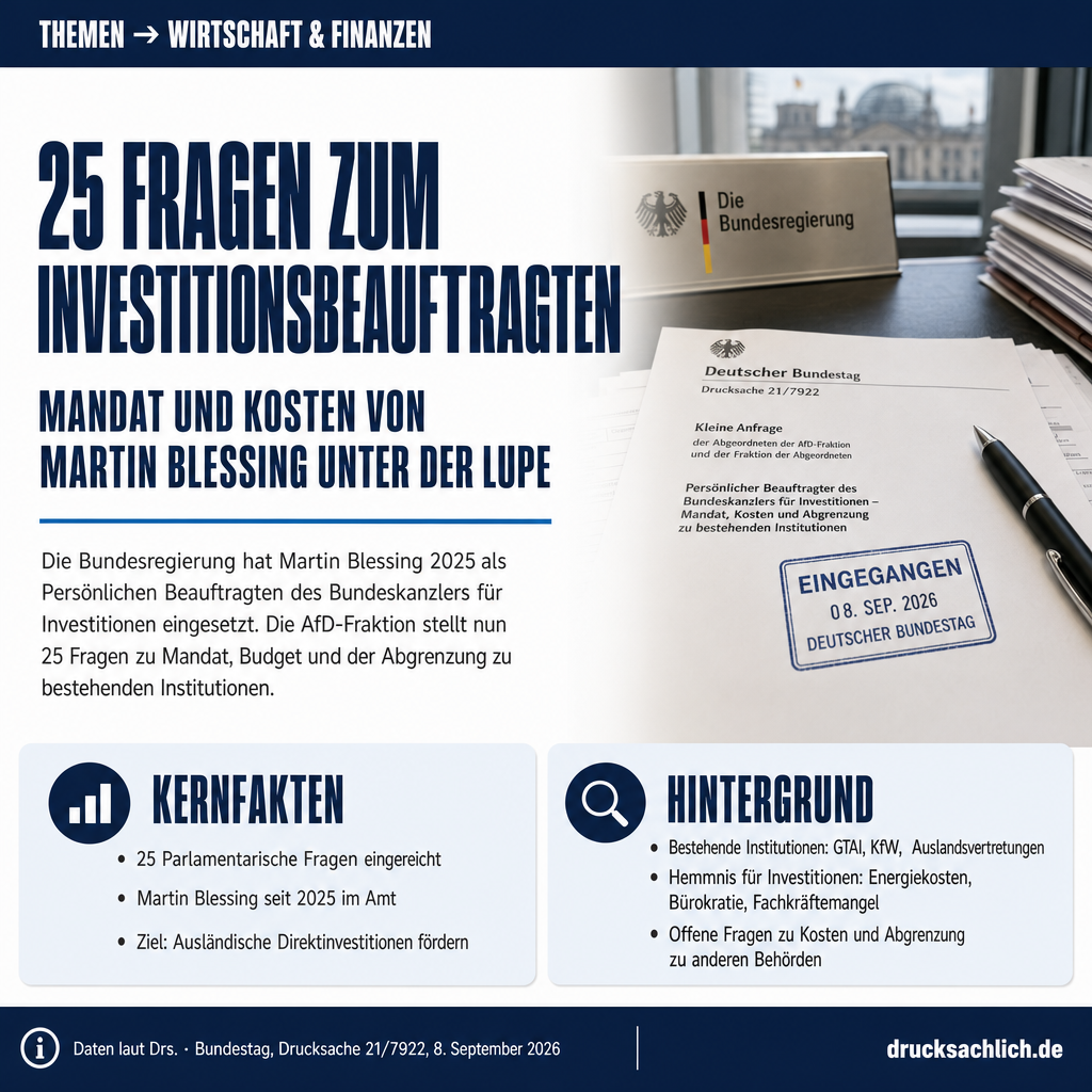 Investitionsbeauftragter: Mandat und Kosten unter der Lupe
