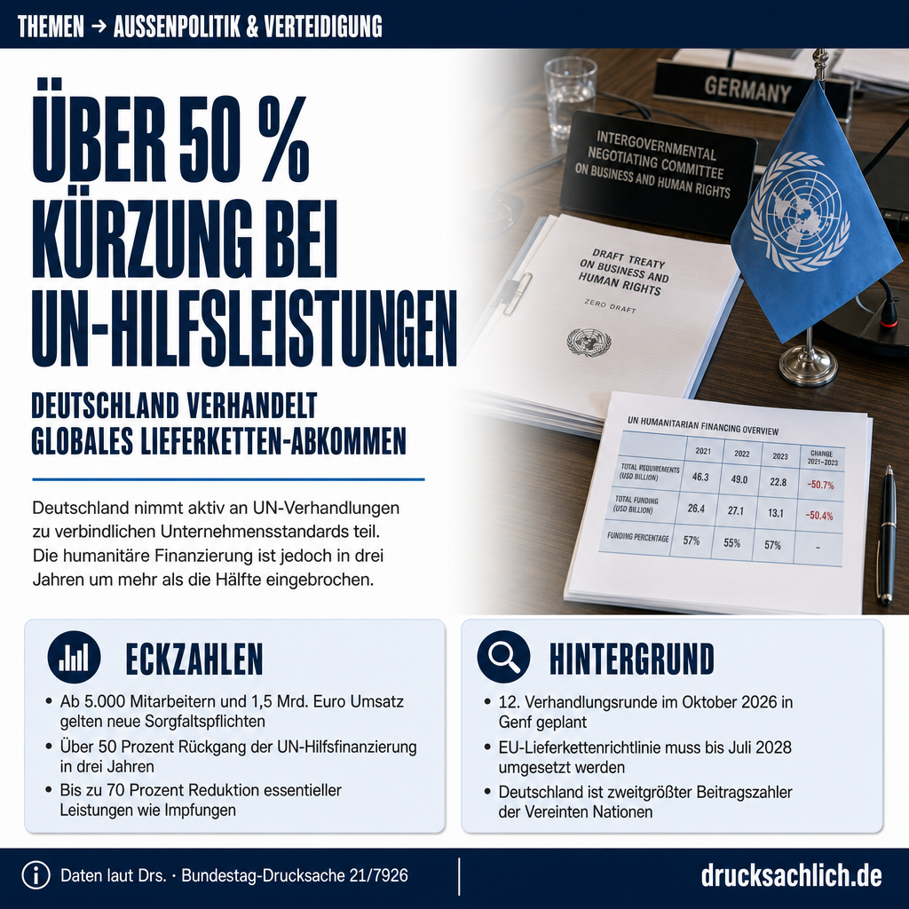UN-Lieferkettenabkommen: Deutschlands Position in Genf