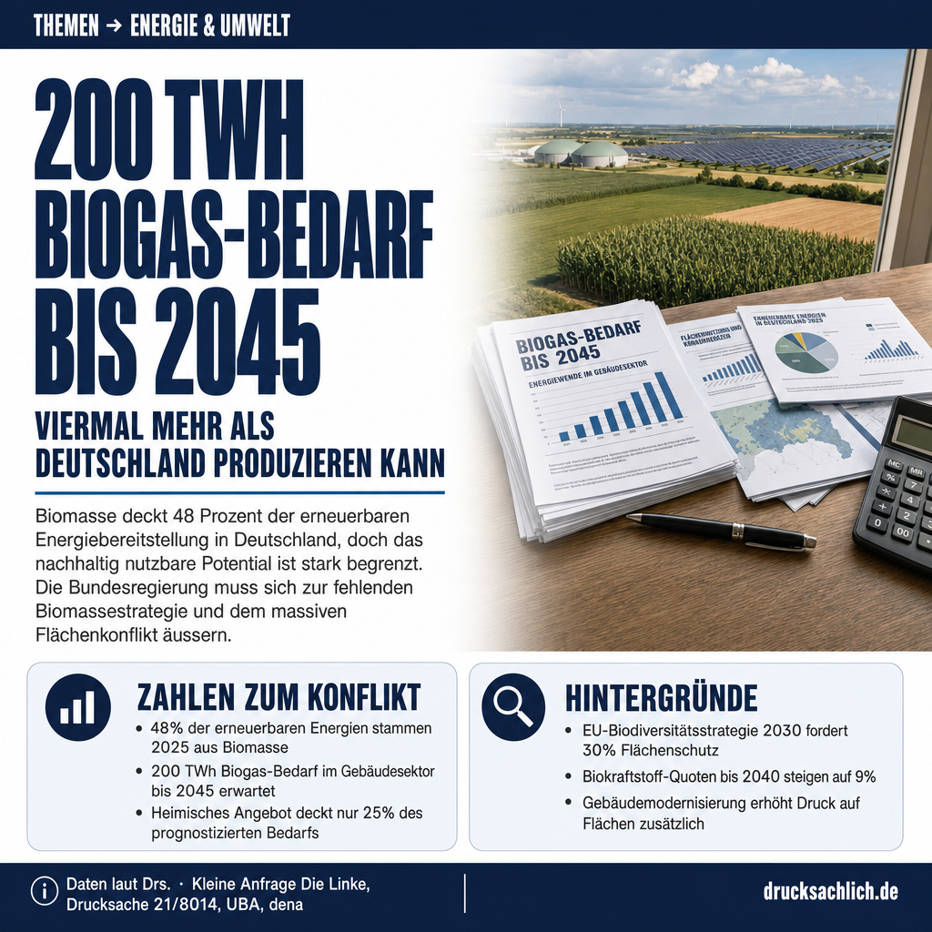 Biomasse-Strategie: 36 Fragen zum Flächenkonflikt 2026