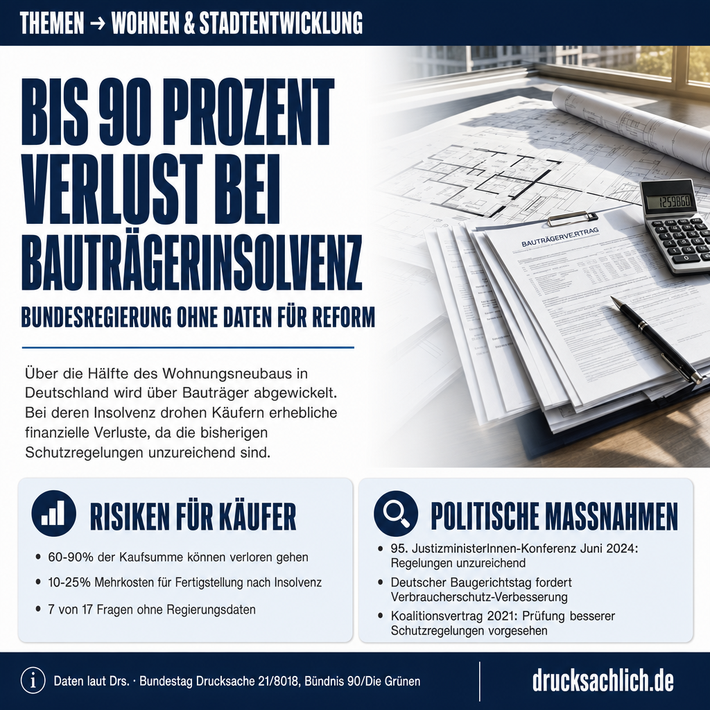 Bauträgerinsolvenz: Käuferschutz bleibt lückenhaft