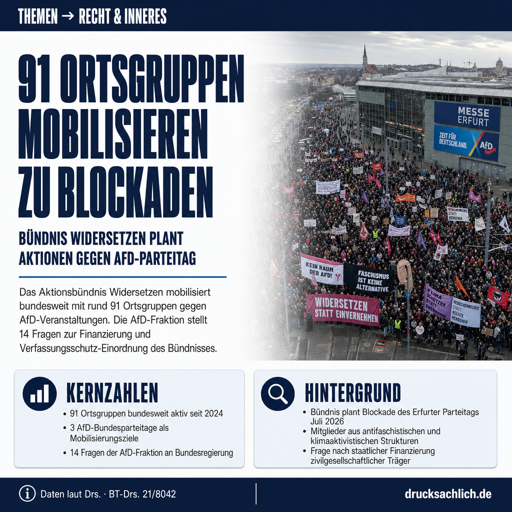Bündnis Widersetzen: 14 Fragen zur Verfassungsschutz-Einordnung