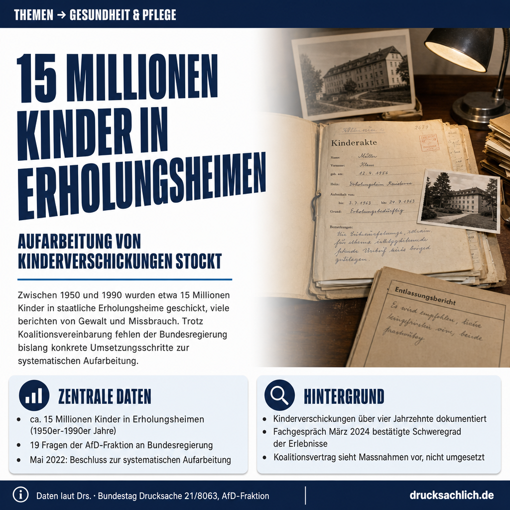 Kinderverschickungen: 15 Mio. Betroffene — Aufarbeitung stockt