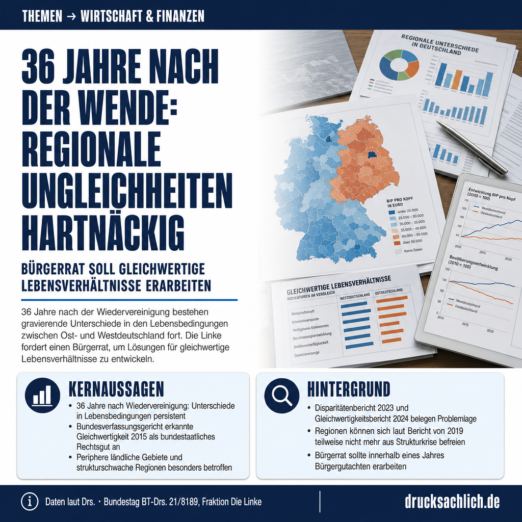 Bürgerrat: Gleichwertige Lebensverhältnisse in Deutschland