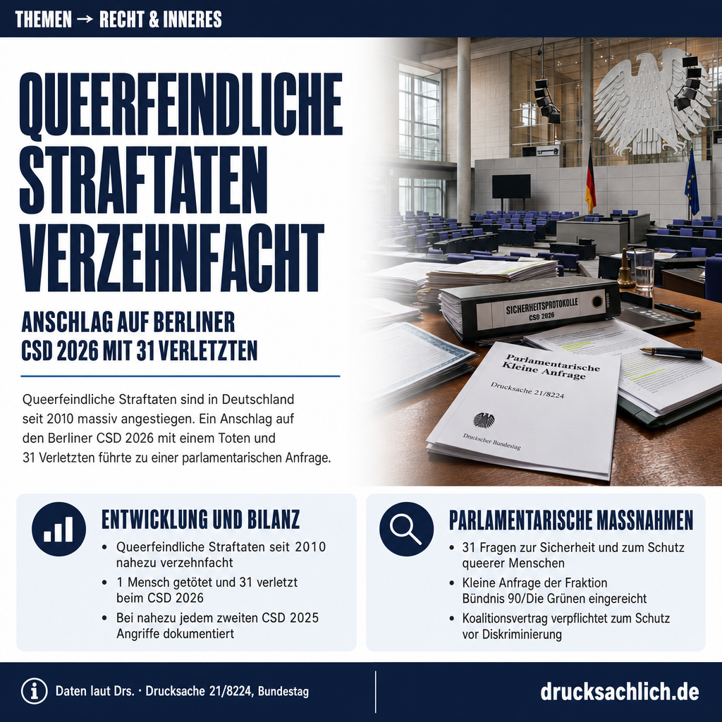 Queerfeindliche Gewalt: 31 Verletzte beim Berliner CSD 2026
