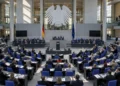 Plenarsaal des Deutschen Bundestages