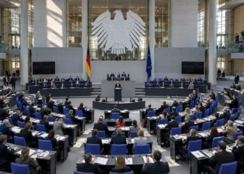Plenarsaal des Deutschen Bundestages