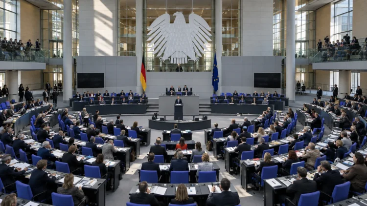 Plenarsaal des Deutschen Bundestages