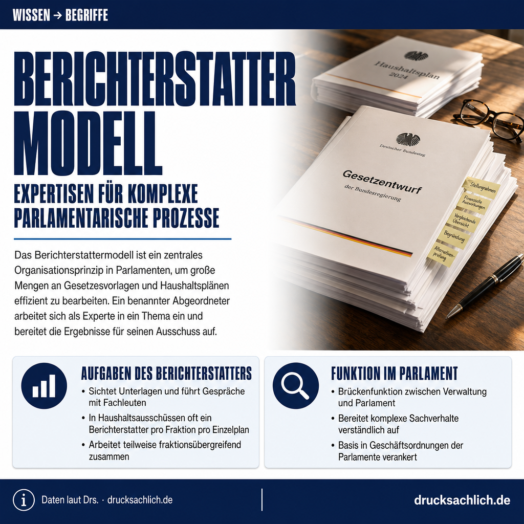 Begriff erklärt: Berichterstattermodell