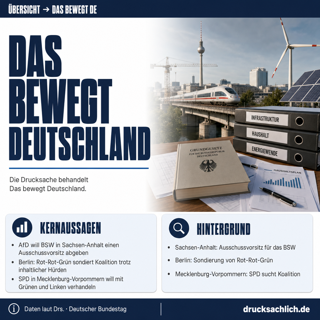Das bewegt Deutschland — 09.10.2026