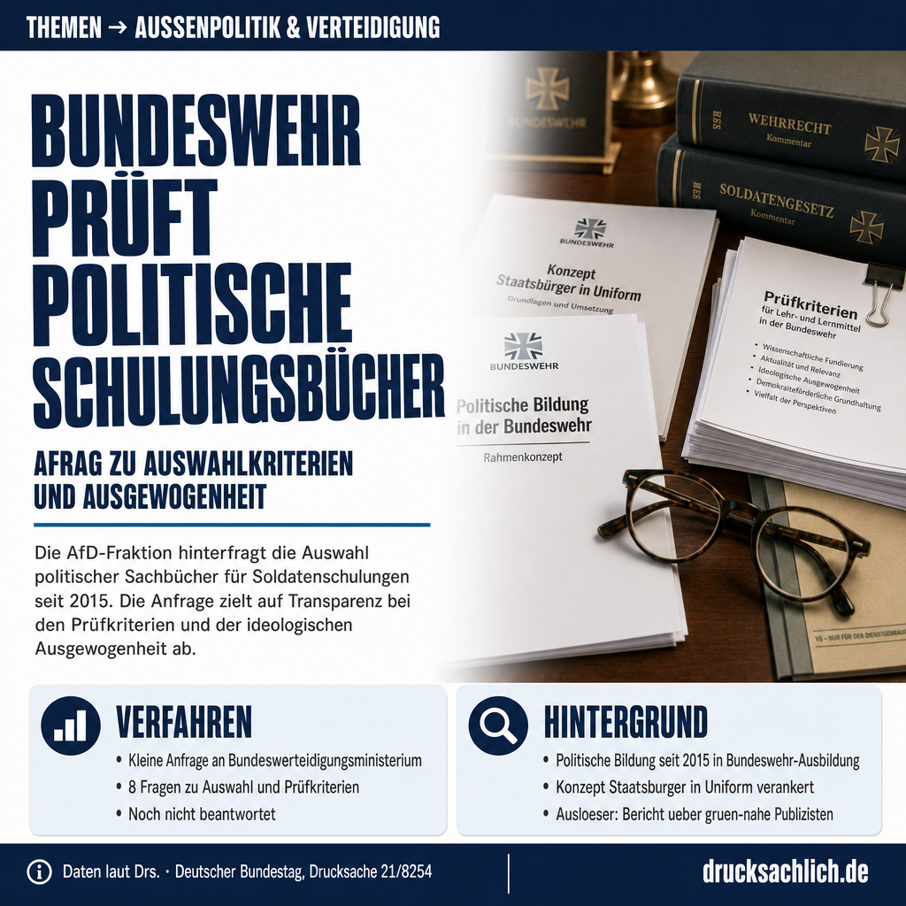 Politische Bildung Bundeswehr: Sachbücher unter Verdacht